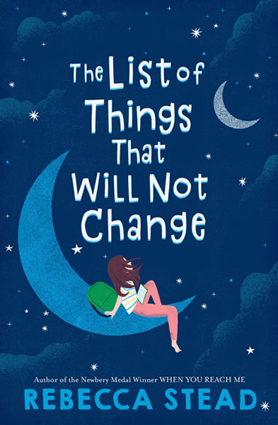 The List of Things that will Not Change by author Rebecca Stead